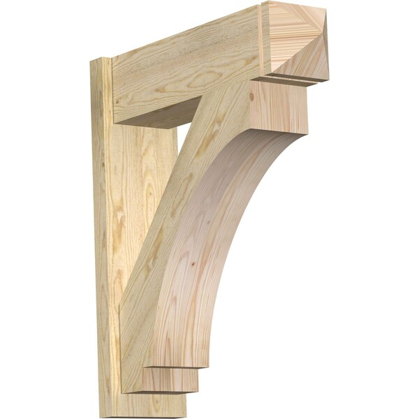 Ekena Millwork Imperial Rough Sawn Arts and Crafts Outlooker, Douglas Fir, 8"W x 28"D x 32"H OUT08X28X32IMP03RDF - main